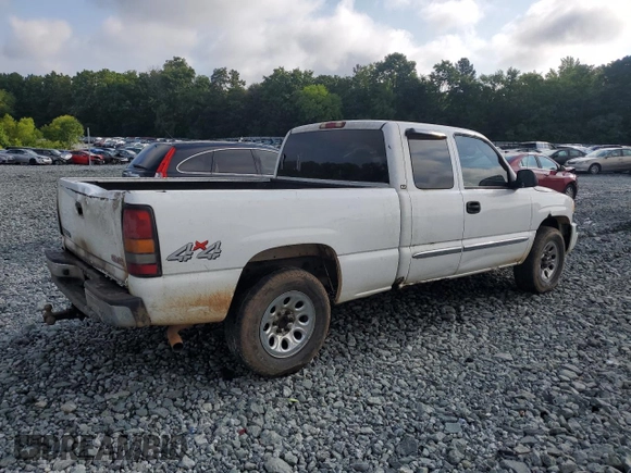 2005 GMC Sierra 1500 Work Truck z VIN 2GTEK19V051320466, wystawiony jako Copart lot #60534645 z przebiegiem 155 872 mil mil oraz Czysty tytuł • Clean title. Historia ofert i sprzedaży dostępna na DreamBid. Obrazek 3.