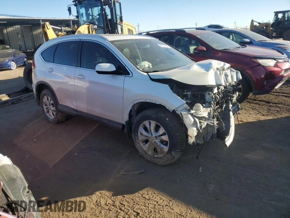 2014 Honda CR-V EX-L with VIN 5J6RM4H73EL034549, listed as a Copart auction lot 81157094 with 90,560 mi miles and Salvage Title. Bid and sale history available at carsss.com. Image 4.