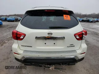 2020 Nissan Pathfinder Platinum with VIN 5N1DR2DM0LC623651, listed as a Copart auction lot 82106934 with 75,844 mi miles and Salvage Title. Bid and sale history available at carsss.com. Image 6.