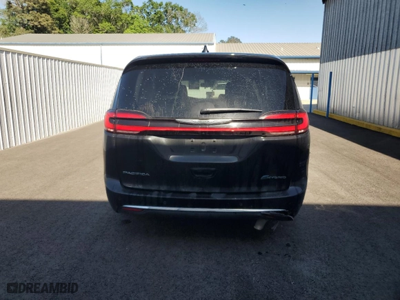 2023 Chrysler Pacifica Hybrid Touring L with VIN 2C4RC1L7XPR592181, listed as a Copart auction lot 52144505 with 45,770 mi miles and Salvage Title. Bid and sale history available at carsss.com. Image 6.