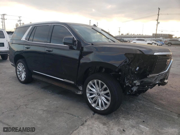 2024 Cadillac Escalade RWD Luxury with VIN 1GYS3AKL9RR250191, listed as a Copart auction lot 81110414 with 18,882 mi miles and Salvage Title. Bid and sale history available at carsss.com. Image 4.