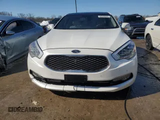 2015 Kia K900 Luxury with VIN KNALW4D40F6020543, listed as a Copart auction lot 45549255 with 164,780 mi miles and Salvage Title. Bid and sale history available at carsss.com. Image 5.