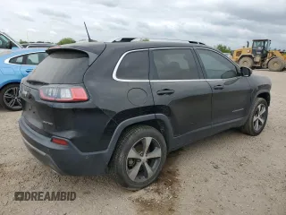 2019 Jeep Cherokee Limited with VIN 1C4PJLDN8KD128291, listed as a Copart auction lot 52923225 with 109,560 mi miles and Salvage Title. Bid and sale history available at DreamBid. Image 3.