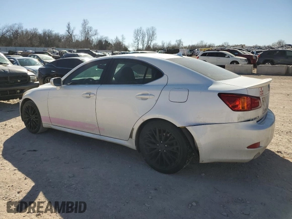 2010 Lexus IS 250 with VIN JTHBF5C22A5126316, listed as a Copart auction lot 46837375 with 196,838 mi miles and Salvage Title. Bid and sale history available at carsss.com. Image 2.