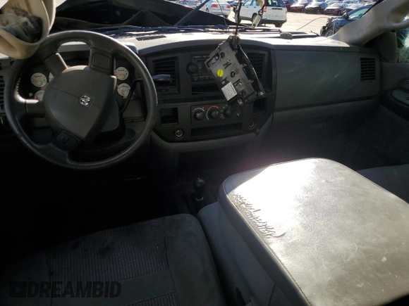 2007 Dodge Ram 2500 SLT with VIN 1D7KS28D27J589732, listed as a Copart auction lot 43935085 with 0 mi miles and Salvage Title. Bid and sale history available at carsss.com. Image 8.