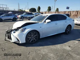 2017 Lexus GS with VIN JTHBZ1BLXHA009806, listed as a Copart auction lot 81306504 with 195,656 mi miles and Salvage Title. Bid and sale history available at carsss.com. Image 1.