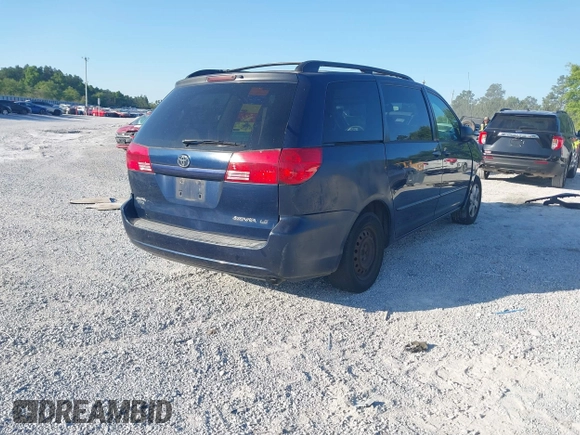 2005 Toyota Sienna CE with VIN 5TDZA23C15S285527, listed as a IAAI auction lot 42049641 with 335,336 mi miles and . Bid and sale history available at DreamBid. Image 4.
