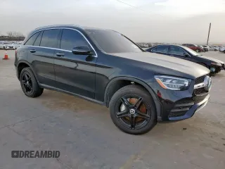 2022 Mercedes-Benz GLC 300 with VIN W1N0G8EB4NV344065, listed as a Copart auction lot 48241895 with 22,024 mi miles and Salvage Title. Bid and sale history available at DreamBid. Image 4.
