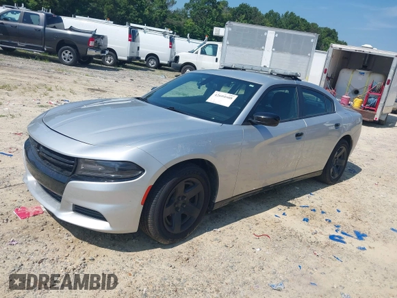 2021 Dodge Charger Police z VIN 2C3CDXAT3MH578330, wystawiony jako IAAI lot #42604008 z przebiegiem 92 856 mil mil oraz . Historia ofert i sprzedaży dostępna na DreamBid. Obrazek 2.