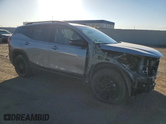 2023 GMC Terrain SLE with VIN 3GKALTEG1PL146735, listed as a Copart auction lot 44252865 with 33,767 mi miles and Salvage Title. Bid and sale history available at carsss.com. Image 4.