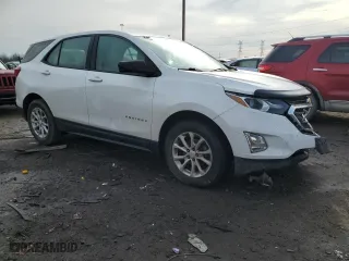 2019 Chevrolet Equinox LS with VIN 3GNAXHEV3KS606558, listed as a Copart auction lot 46854435 with 97,351 mi miles and Salvage Title. Bid and sale history available at carsss.com. Image 4.