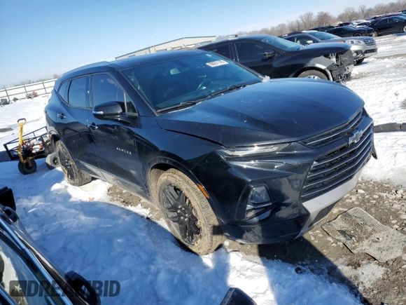 2020 Chevrolet Blazer Premier with VIN 3GNKBFRS3LS597420, listed as a Copart auction lot 88651145 with 46,534 mi miles and Salvage title. Bid and sale history available at DreamBid. Image 4.