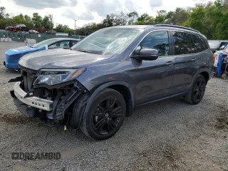 2021 Honda Pilot Special Edition with VIN 5FNYF5H22MB024795, listed as a Copart auction lot 50182785 with 48,787 mi miles and Salvage Title. Bid and sale history available at DreamBid. Image 1.