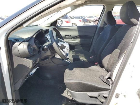 2021 Nissan Kicks S with VIN 3N1CP5BV9ML550064, listed as a Copart auction lot 50641265 with 0 mi miles and Salvage Title. Bid and sale history available at carsss.com. Image 7.