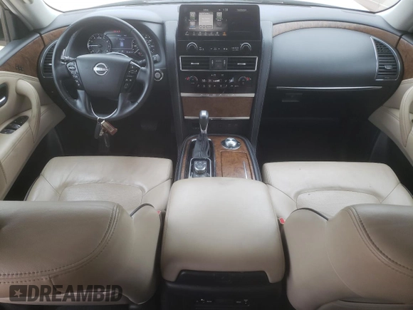 2022 Nissan Armada SL with VIN JN8AY2BB3N9812729, listed as a Copart auction lot 89192285 with 66,915 mi miles and Salvage Title. Bid and sale history available at carsss.com. Image 8.