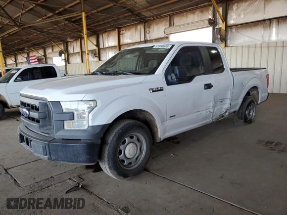 2015 Ford F-150 XL with VIN 1FTEX1CG5FKF08610, listed as a Copart auction lot 51938685 with 169,479 mi miles and Salvage Title. Bid and sale history available at carsss.com. Image 1.