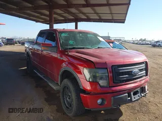 2013 Ford F-150 XL with VIN 1FTFW1EFXDKE45786, listed as a IAAI auction lot 41500157 with 138,434 mi miles. Bid and sale history available at carsss.com. Image 1.