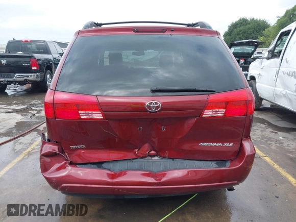 2004 Toyota Sienna XLE z VIN 5TDZA22C24S148709, wystawiony jako IAAI lot #42144527 z przebiegiem 199 711 mil mil oraz . Historia ofert i sprzedaży dostępna na DreamBid. Obrazek 6.
