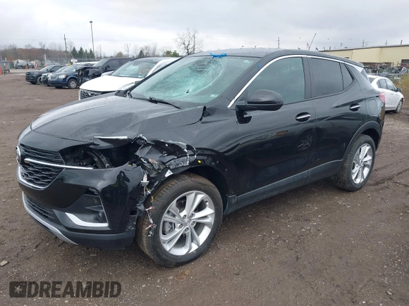 2023 Buick Encore GX Preferred with VIN KL4MMCSL8PB060549, listed as a IAAI auction lot 40828062 with 19,477 mi miles and . Bid and sale history available at DreamBid. Image 17.