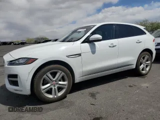 2017 Jaguar F-Pace 20d R-Sport with VIN SADCL2BN9HA086010, listed as a Copart auction lot 53911625 with 91,304 mi miles and Clean Title. Bid and sale history available at DreamBid. Image 1.