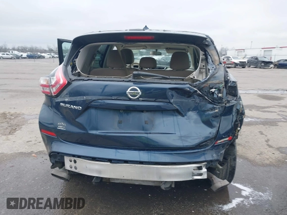 2016 Nissan Murano Platinum with VIN 5N1AZ2MG8GN129836, listed as a IAAI auction lot 41590271 with 118,214 mi miles and . Bid and sale history available at carsss.com. Image 16.