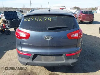 2012 Kia Sportage LX with VIN KNDPB3A22C7306154, listed as a IAAI auction lot 41675874 with 130,837 mi miles. Bid and sale history available at carsss.com. Image 16.