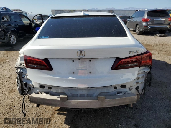 2015 Acura TLX Advance with VIN 19UUB2F74FA022051, listed as a Copart auction lot 63932285 with 58,326 mi miles and Salvage title. Bid and sale history available at DreamBid. Image 6.