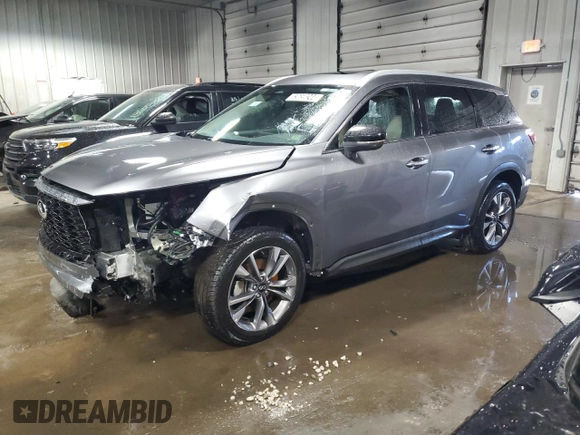 2022 Infiniti QX60 Luxe with VIN 5N1DL1FS0NC338412, listed as a Copart auction lot 83659244 with 48,568 mi miles and Salvage title. Bid and sale history available at DreamBid. Image 1.