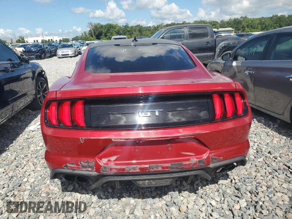 2020 Ford Mustang GT with VIN 1FA6P8CF5L5191240, listed as a Copart auction lot 54870565 with Not provided miles and Non repairable. Bid and sale history available at DreamBid. Image 6.