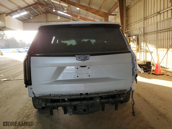 2023 Cadillac Escalade 4WD Sport Platinum with VIN 1GYS4GKL4PR244988, listed as a Copart auction lot 81097754 with 0 mi miles and Salvage Title. Bid and sale history available at carsss.com. Image 6.