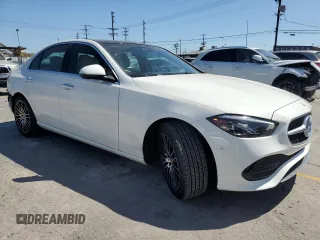 2024 Mercedes-Benz C 300 with VIN W1KAF4GB4RR236568, listed as a Copart auction lot 57689045 with 4,008 mi miles and Salvage title. Bid and sale history available at DreamBid. Image 4.