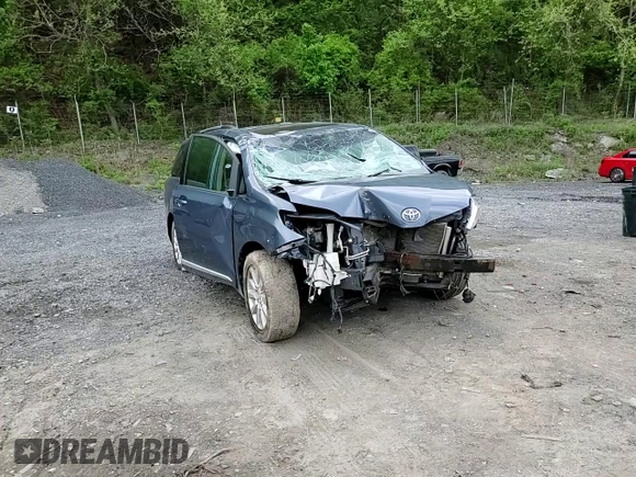 2014 Toyota Sienna Limited with VIN 5TDDK3DC0ES074864, listed as a Copart auction lot 55680115 with Not provided miles and Salvage title. Bid and sale history available at DreamBid. Image 14.