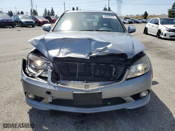 2009 Mercedes-Benz C-Class 3.0L Sport with VIN WDDGF54X49R081858, listed as a Copart auction lot 49999815 with 120,419 mi miles and Salvage Title. Bid and sale history available at carsss.com. Image 5.