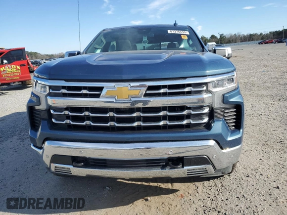 2024 Chevrolet Silverado 1500 LTZ with VIN 2GCUDGED6R1159035, listed as a Copart auction lot 87375594 with 30,331 mi miles and Salvage Title. Bid and sale history available at DreamBid. Image 5.