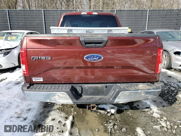 2015 Ford F-150 XLT with VIN 1FTEX1EP8FKE55723, listed as a Copart auction lot 88250755 with 126,052 mi miles and Salvage Title. Bid and sale history available at carsss.com. Image 6.