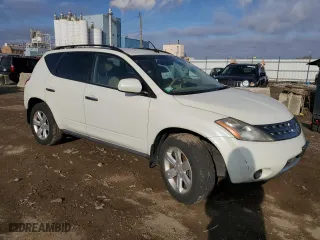 2006 Nissan Murano SL with VIN JN8AZ08T96W405907, listed as a Copart auction lot 84817324 with 128,416 mi miles and Clean Title. Bid and sale history available at carsss.com. Image 4.