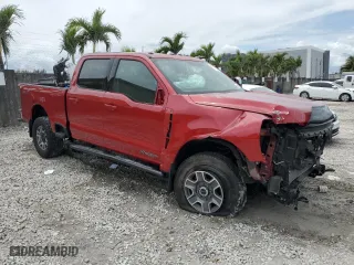 2024 Ford Super Duty F-250 SRW XL with VIN 1FT8W2BTXREC31461, listed as a Copart auction lot 50189675 with 0 mi miles and Salvage Title. Bid and sale history available at carsss.com. Image 4.