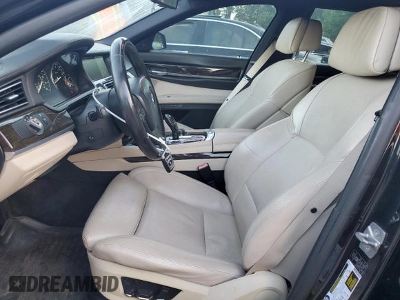2012 BMW 7 Series 740Li with VIN WBAKB4C53CC576294, listed as a Copart auction lot 53401885 with 159,858 mi miles and Clean Title. Bid and sale history available at carsss.com. Image 7.