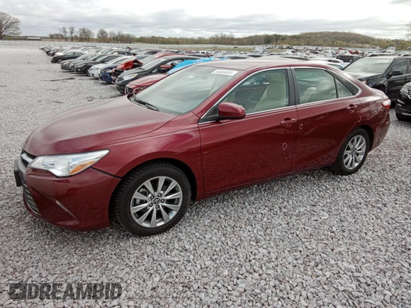 2017 Toyota Camry XLE with VIN 4T1BF1FK0HU634429, listed as a Copart auction lot 54566485 with 35,590 mi miles and Clean Title. Bid and sale history available at carsss.com. Image 1.