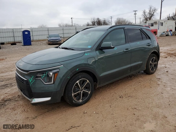 2023 Kia Niro Plug-In Hybrid EX with VIN KNDCS3LF1P5061847, listed as a Copart auction lot 86515794 with 93,865 mi miles and Salvage Title. Bid and sale history available at carsss.com. Image 1.