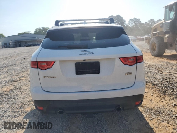 2018 Jaguar F-Pace 25t Premium with VIN SADCJ2FX4JA294089, listed as a Copart auction lot 52994485 with 86,501 mi miles and Salvage Title. Bid and sale history available at DreamBid. Image 6.