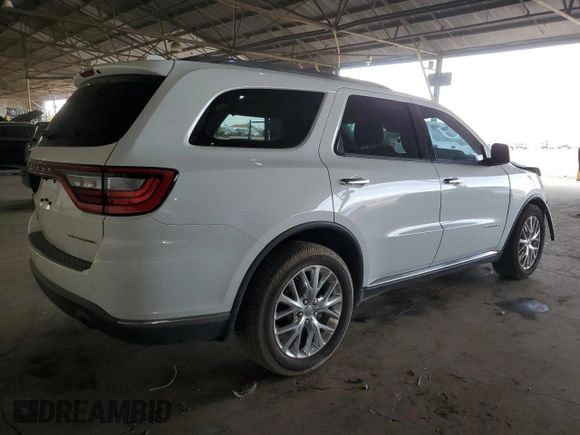 2014 Dodge Durango Citadel with VIN 1C4RDHEG2EC537071, listed as a Copart auction lot 89170355 with 108,084 mi miles and Salvage title. Bid and sale history available at DreamBid. Image 3.