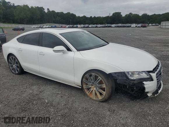 2014 Audi A7 3.0 Premium Plus with VIN WAUWGAFC5EN007403, listed as a Copart auction lot 66097684 with 147,653 mi miles and Salvage Title. Bid and sale history available at carsss.com. Image 4.