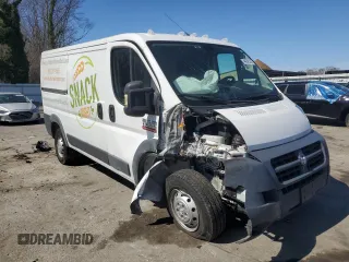 2018 Ram ProMaster Cargo with VIN 3C6TRVAG0JE104838, listed as a Copart auction lot 49676745 with 89,428 mi miles and Salvage Title. Bid and sale history available at DreamBid. Image 4.