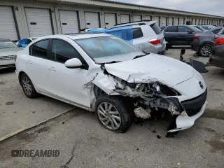 2012 Mazda 3 i Touring with VIN JM1BL1V72C1655934, listed as a Copart auction lot 45366055 with 147,681 mi miles and Salvage Title. Bid and sale history available at DreamBid. Image 4.
