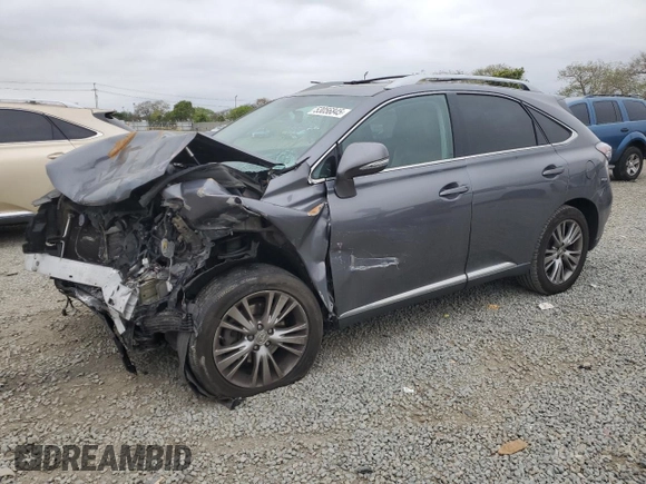 2013 Lexus RX 350 with VIN 2T2ZK1BA6DC116842, listed as a Copart auction lot 53056845 with 128,795 mi miles and Salvage Title. Bid and sale history available at DreamBid. Image 1.