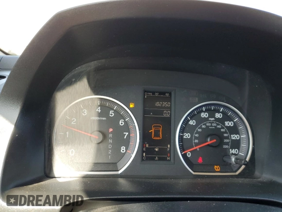 2008 Honda CR-V LX with VIN JHLRE38328C041798, listed as a Copart auction lot 52615505 with 182,350 mi miles and Salvage Title. Bid and sale history available at carsss.com. Image 9.