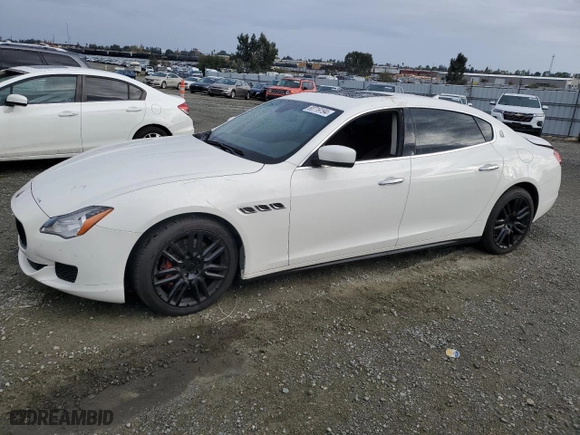 2015 Maserati Quattroporte S Q4 with VIN ZAM56RRAXF1145386, listed as a Copart auction lot 80719194 with 98,194 mi miles and Salvage Title. Bid and sale history available at carsss.com. Image 1.