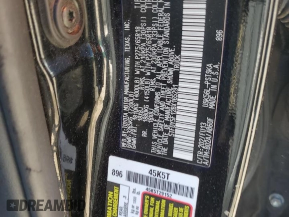 2011 Toyota Tundra 4WD Truck with VIN 5TFDY5F12BX165291, listed as a Copart auction lot 62664884 with 160,819 mi miles and Salvage Title. Bid and sale history available at carsss.com. Image 12.