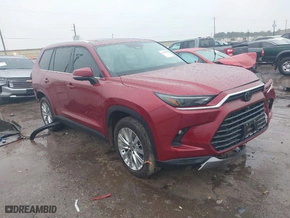 2024 Toyota Grand Highlander XLE with VIN 5TDAAAB58RS030941, listed as a IAAI auction lot 41289842 with 17,845 mi miles. Bid and sale history available at carsss.com. Image 1.